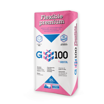 G100 FLEXIBLE PREMIUM BLANCO 25 KG