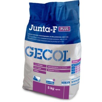 GECOL JUNTA-F PLUS GRIS CLARO 5 KG