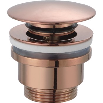 VÁLVULA CLICK-CLACK PVD ORO ROSA CEPILLADO