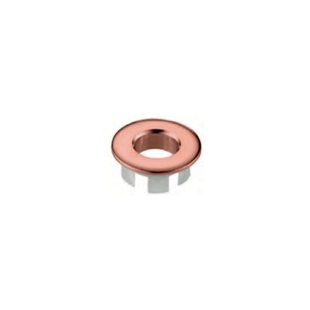 EMBELLECEDOR REBOSADERO LAVABO ORO ROSA