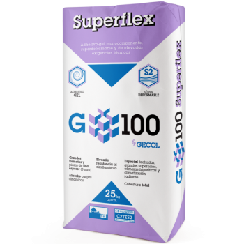 G100 SUPERFLEX BLANCO 25 KG