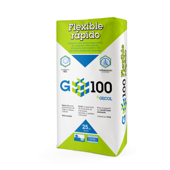 G100 FLEXIBLE RÁPIDO GRIS 25 KG