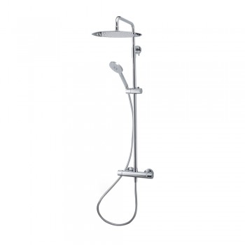 COLUMNA DUCHA TERMOST.AROHA CR.ROC.INOX DIM.30