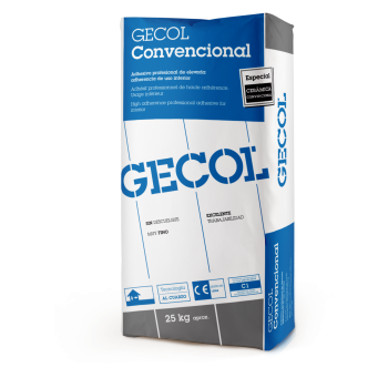 GECOL CONVENCIONAL BLANCO 25 KG