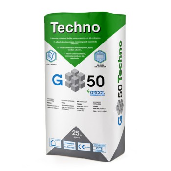G50 TECHNO BLANCO 25 KG C2TE YESO