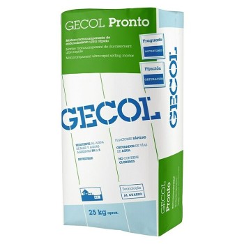 GECOL PRONTO 25 KG REPARACION/ANCLAJE/TAPONAMIENTO
