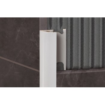 PERFIL CURVO ECO TRIM PVC BLANCO 12MM.X2,60M