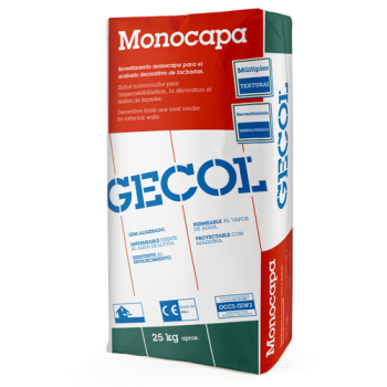 GECOL MONOCAPA BLANCO 25KG