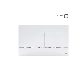 OLI PULSADOR SLIM BLANCO MATE 659042