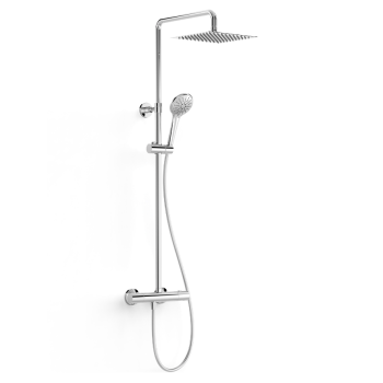 TERMOSTATO MURAL  DUCHA CUAD CROMO 27438701P ASPEN