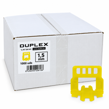 DUPLEX CLIP DOBLE PRO 1,5 MM (1000UD)