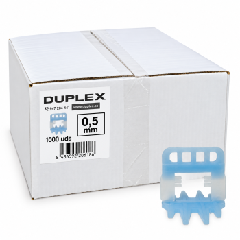 DUPLEX CLIP DOBLE PRO 1 MM (1000UD)
