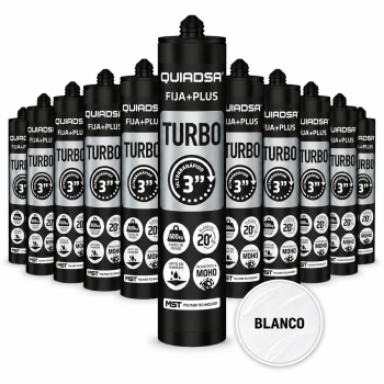 FIJA + PLUS TURBO BLANCO 290ML 12UDS