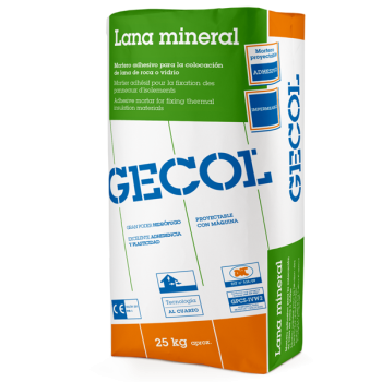 GECOL LANA MINERAL 25 KG